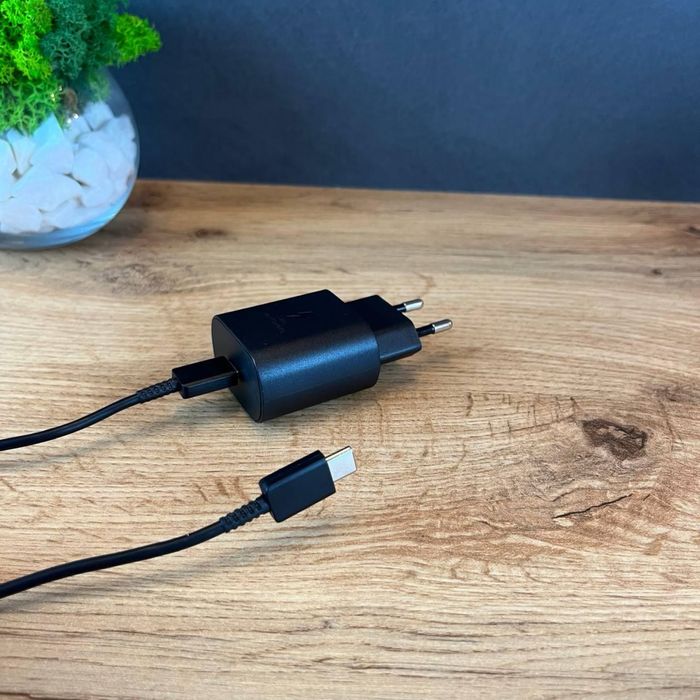 Зарядно за Samsung 25W + кабел Type C  Бързо зареждане