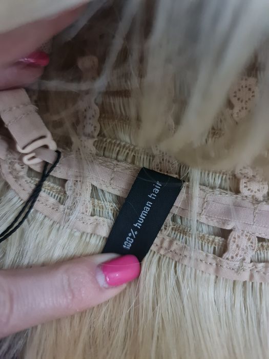 Peruca dama din par natural 100%, Noua, cu eticheta, neutilizata