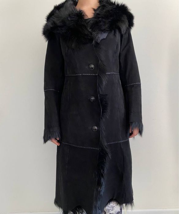 Черная дублёнка. Emitton Leather