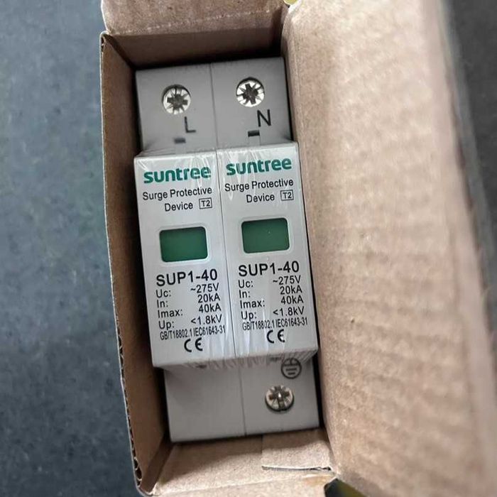 AC Арестор/Катоден отводител за соларна инсталация 20-40KA, Двуполюсен