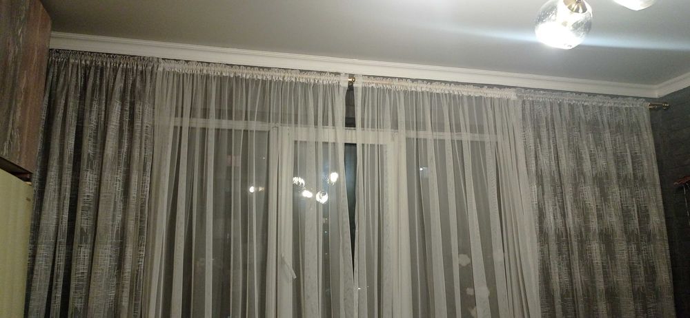 Современные тюли (3 вида, отличное состояние)