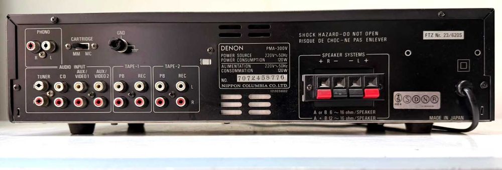 Denon PMA 300V – Amplificator Stereo – Audio Phono MM MC – 120W