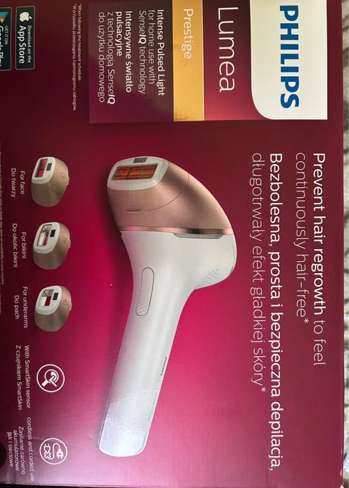 Epilator IPL Philips Lumea 5 capete impecabil