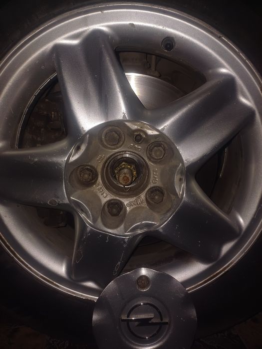 Опель диски 5×110 комплект с шинами