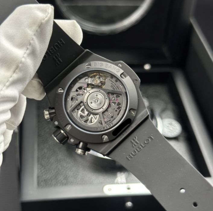 Луксозен Автоматичен Часовник Hublot Big Bang Unico Black Magic 42mm, 1280 Movement