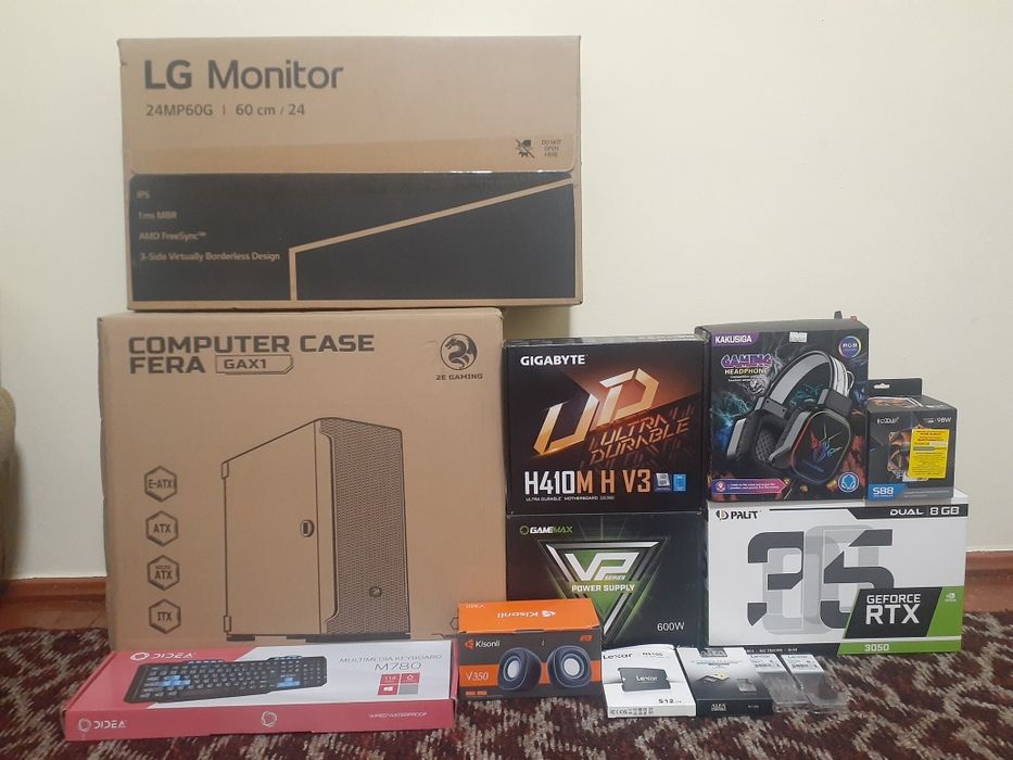 TEZ SOTILADI... Игровой Сборка i3-10100F | RTX 3050 8GB | 16 GB DDR4 |