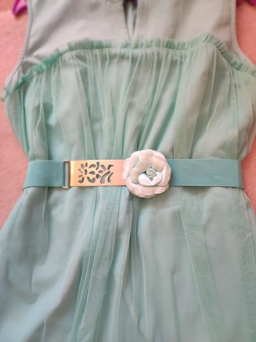 Вечернее платье, цвет мята