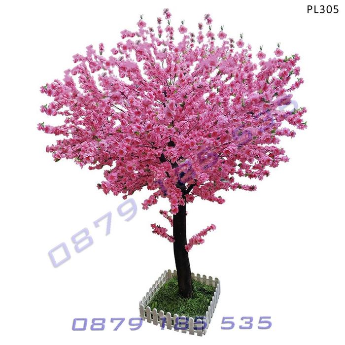 Изкуствено декоративно дърво розова японска вишна голям красив декор