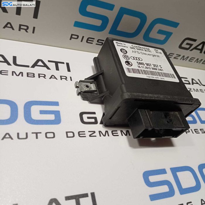 Unitate Modul Calculator Lumini Skoda Octavia 2 2004 - 2013 Cod 5M0907357C [L3334]