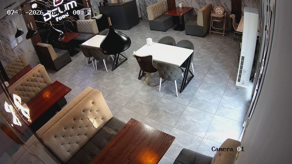 Kafe va restoranlar uchun 5 juft yumshoq mebel va 8 ta yumshoq stul