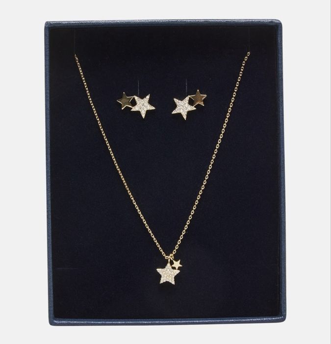 Set colier + cercei stelute US Polo Assn - nou in cutie