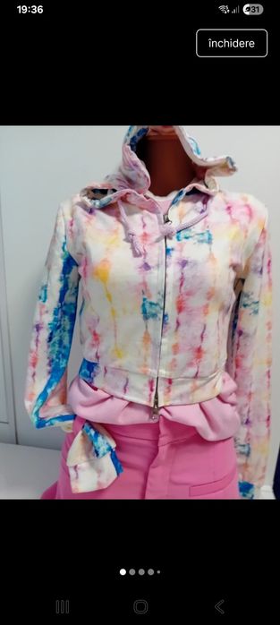 Hanorac scurt bumbac