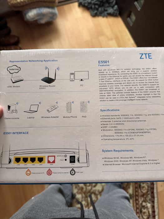 Zte router wifi e5501