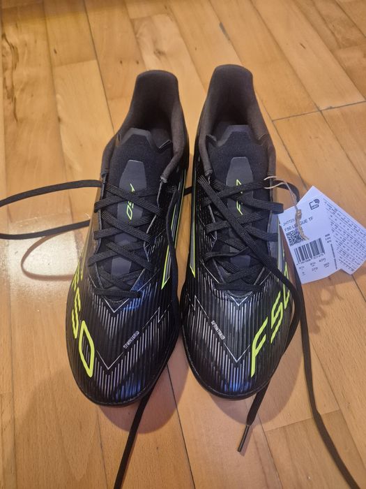 Adidas F50 League TF Black and Green 42 2/3
