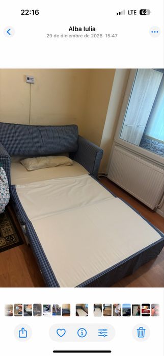 Fotoliu care se face pat
