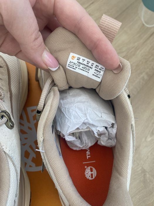 Кроссовки Timberland бежевые