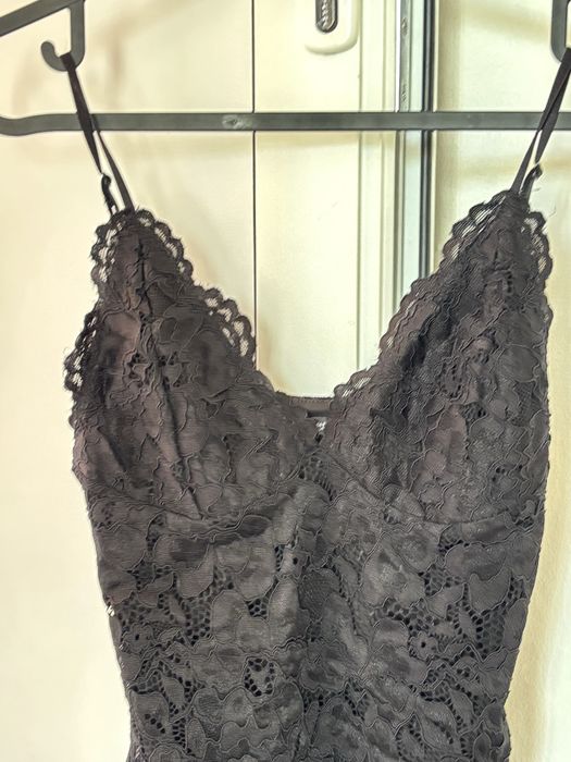 Черна Къса Рокля Зара