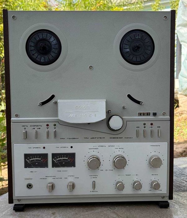 НОВЫЙ Магнитофон катушечный СОЮЗ МК 110 С1 yangi SOYUZ MK 110