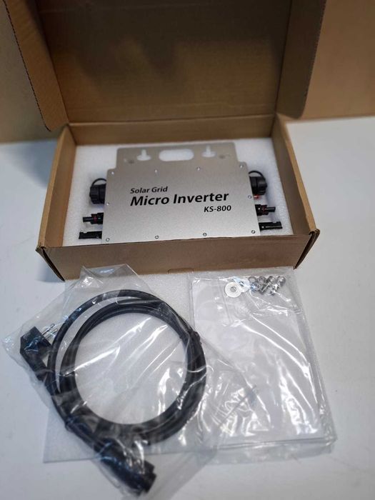 Invertor fotovoltaic 800 W cu aplicație Wi-Fi pt balcon pt 2 panouri