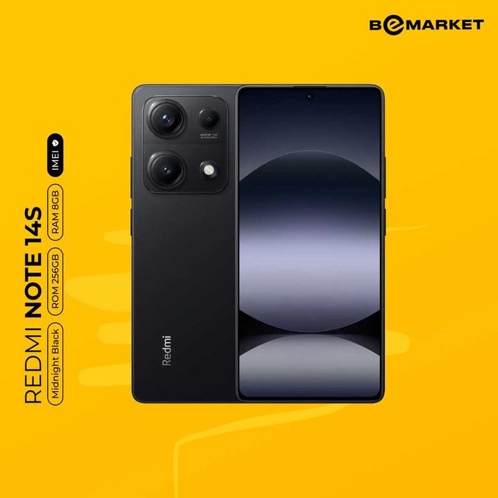 Redmi Note 14S 8/256 GB Midnight Black