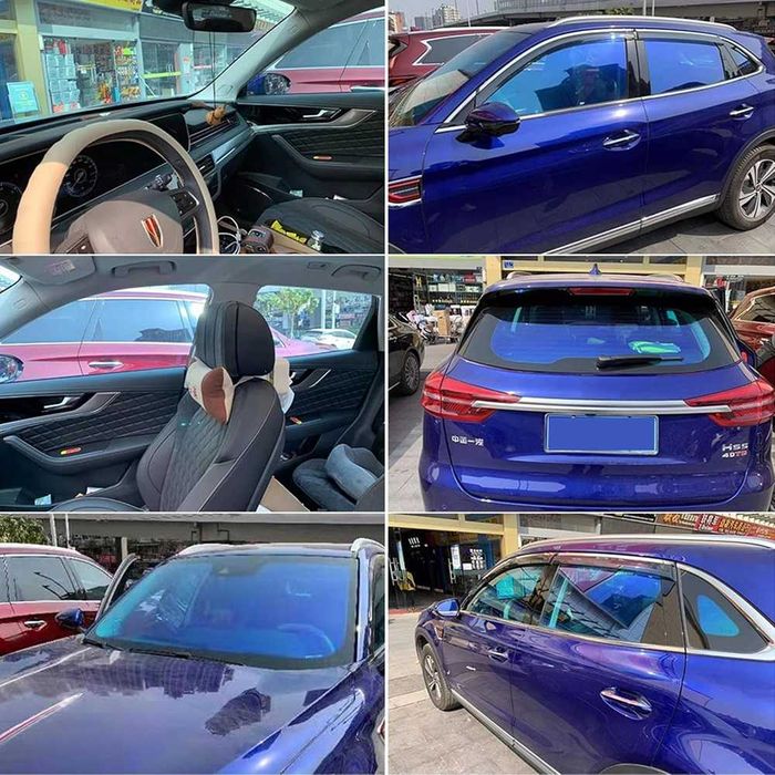 Хамелеоново фолио за автомобилни стъкла 60 % - 1.52м х 1 метър.