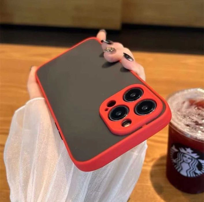 Husa Premium cu protectie la camere pentru iPhone 15 , 15 Pro Max