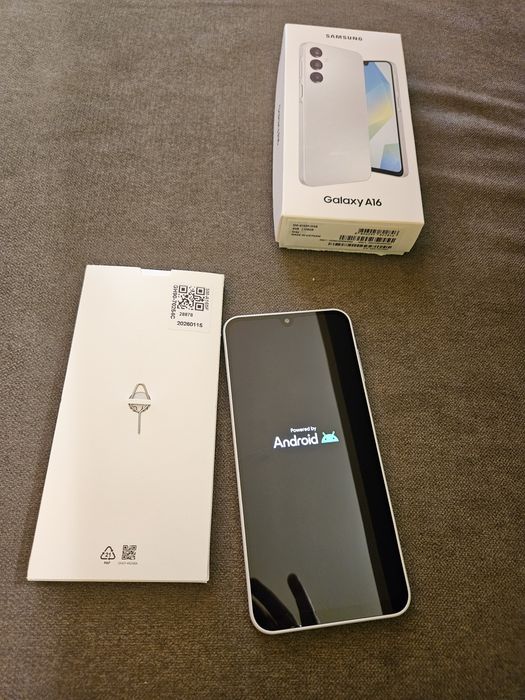 Чисто нов смартфон Samsung A16, gray, 4GB, 128 GB