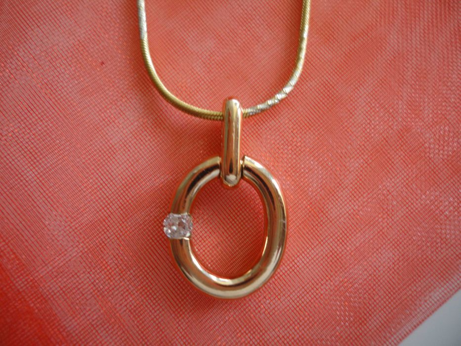 Златна Висулка с Диамант