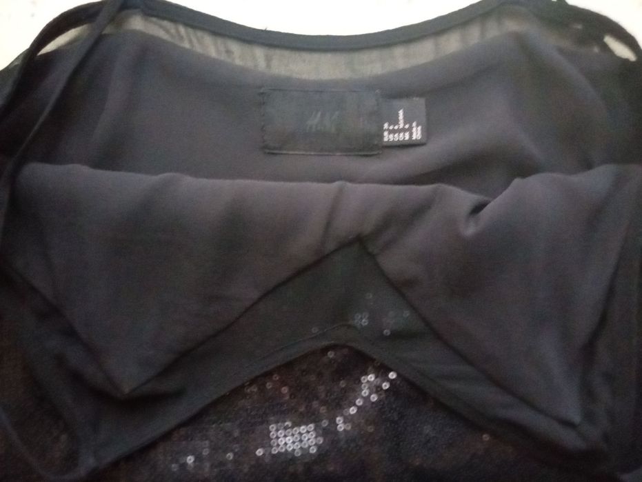 Top sexy cu paiete/măsură S/H&M