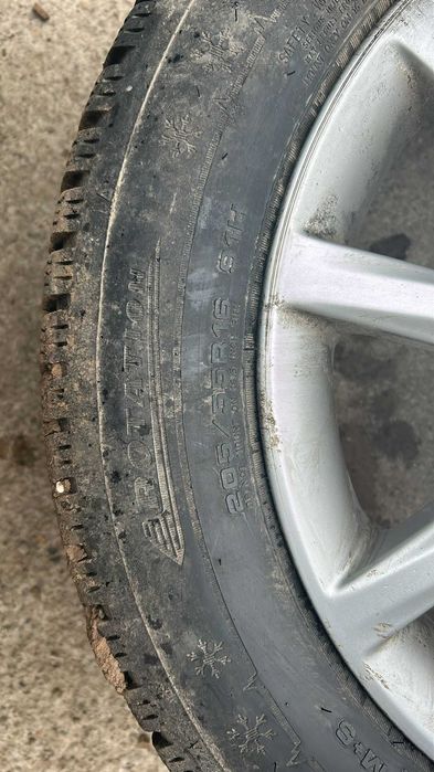 Set 4 Jante Aliaj cu anvelope 205/55R16 Seat Leon 1M Toledo 2 5x100