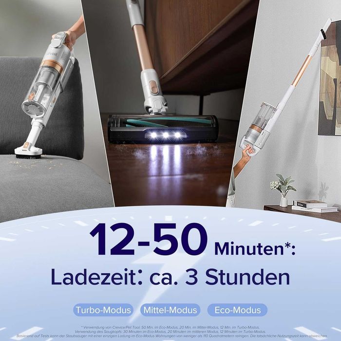 ПРОМО Нова Безкабелна Вертикална Прахосмукачка Levoit - LVAC-200, GOLD