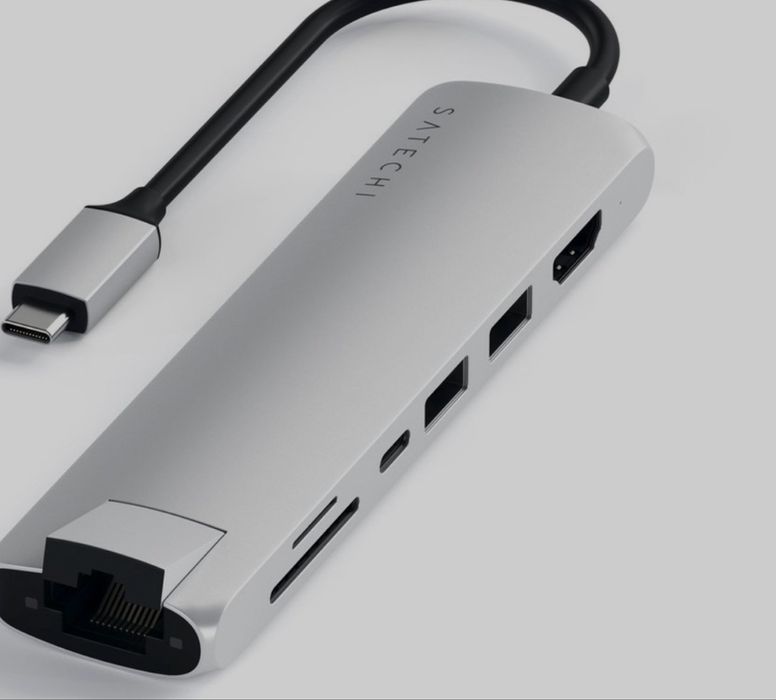 Adaptor Satechi, usb-c, slim, mac