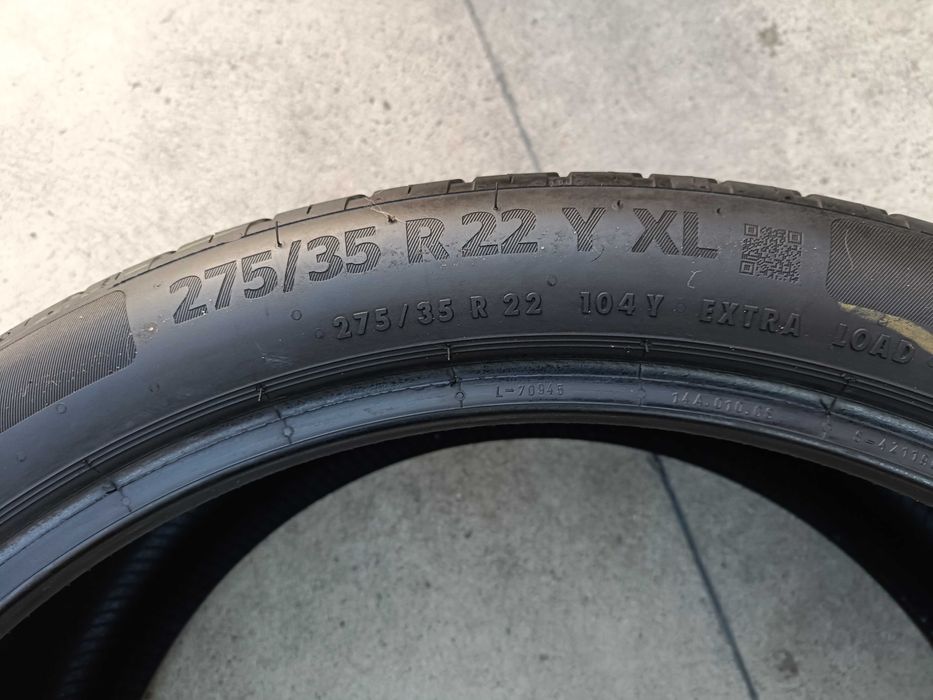 Set 4 anvelope vara 275 35 22 cu 315 30 22 continental ecocontact 6