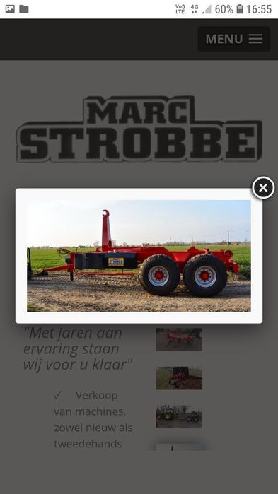 Remorca Tractor Abrollkipper