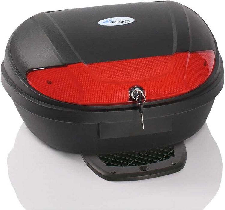 TRESKO® XXL Carcasă Back Top Box pentru Motociclete 48L doar 150 RON