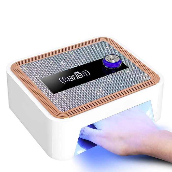 Акумулаторна УВ/ЛЕД лампа с метално дъно