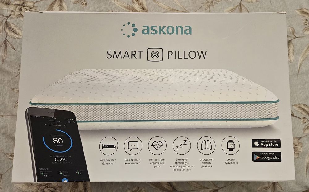 Умная подушка  smart  pillow.