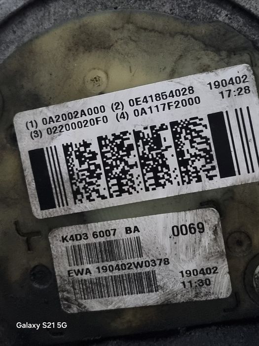 Motor Jaguar E - PACE 2.0 Diesel 2017 - 2020 150CP Manuala 204DTD 204DTF Euro5 (1376) Diesel 4x2 Cu pompa de inalte PBG4D36015EH Garantie
