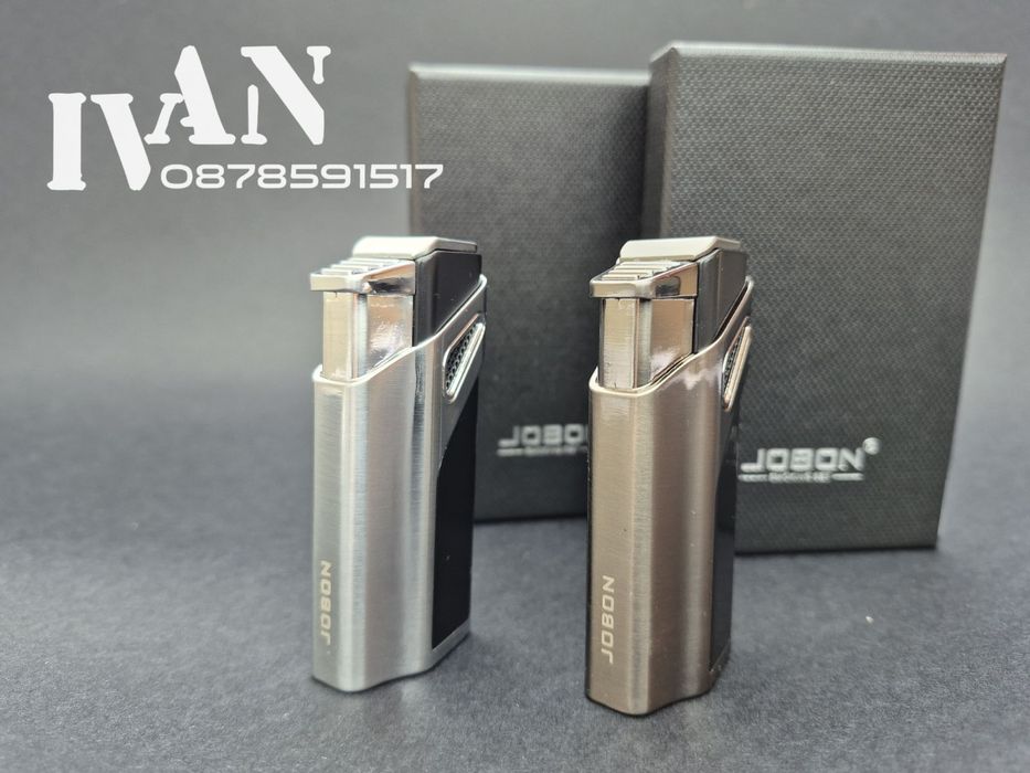 Запалка за пури Jobon с троен джет  (два цвята)