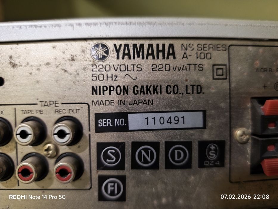 Yamaha A400 natural sound