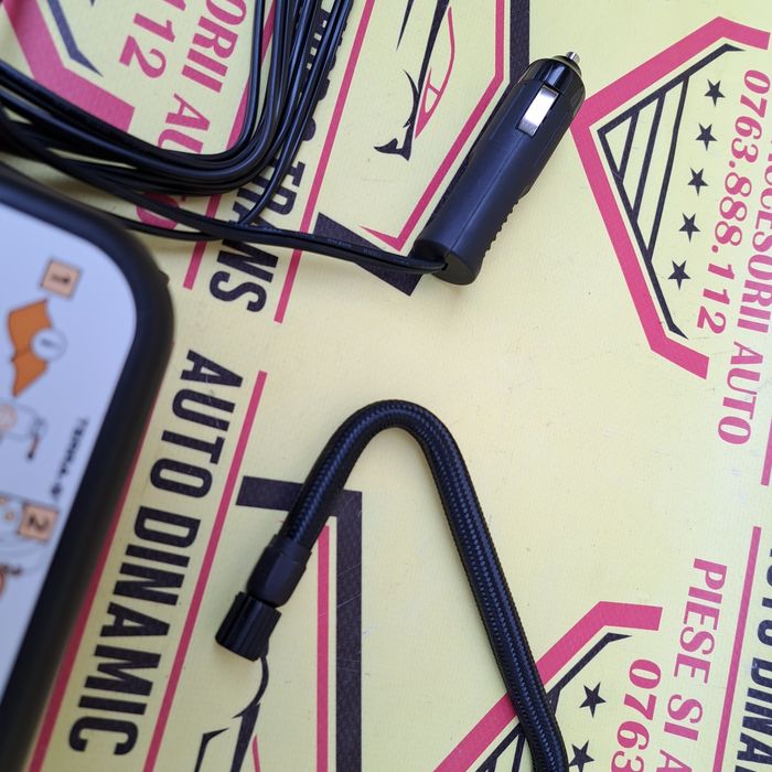 Compresor auto umflat roti original Dacia Renault 12V 96W 8A neutiliza