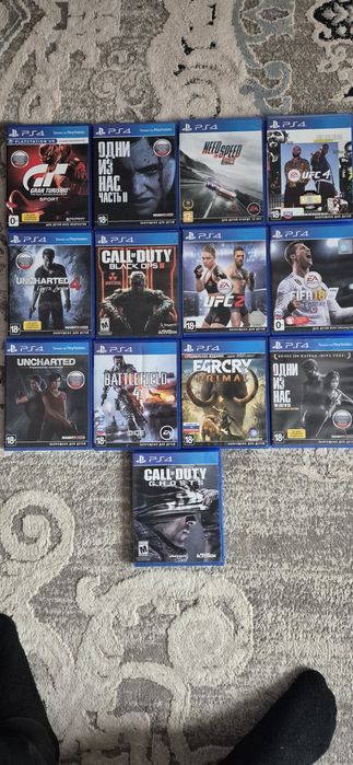 Продаю игры на ps4