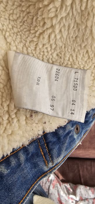 Levi's original sherpa, mărimea L barbati