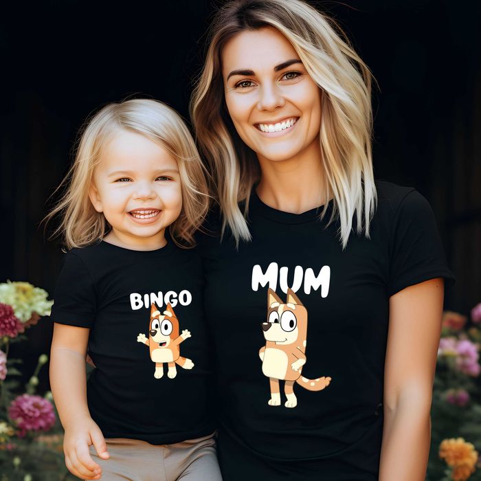 Детски тениски с Bluey Bingo, Разнообразни модели