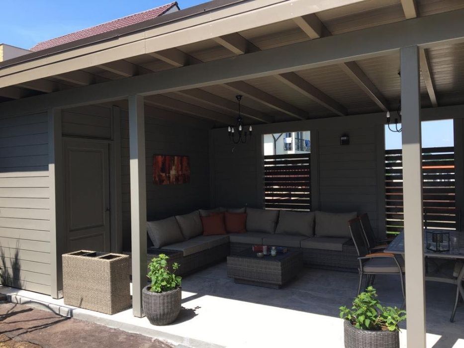 Terase din lemn lamelar ultrafinisat