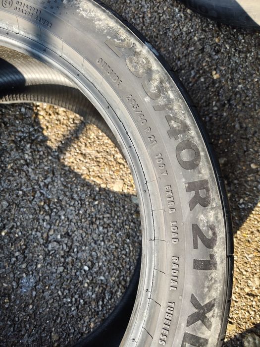 285/40/21" 4бр Continental premium contact 6,dot0723,6mm