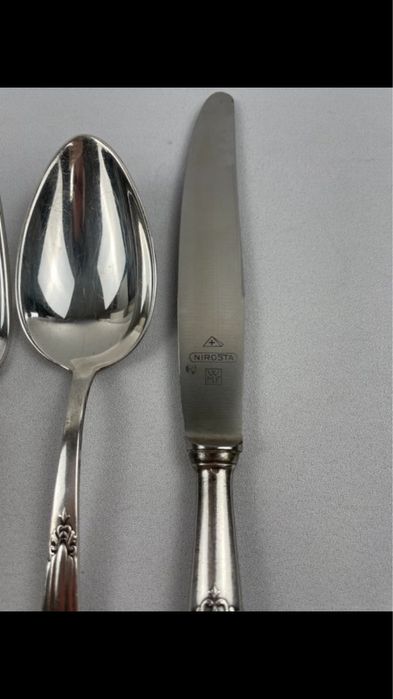 Set WMF 6 persoane - 32 tacâmuri argintate - Art Deco - Germania