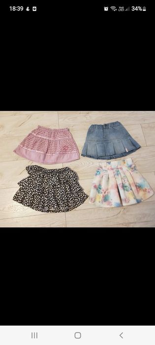 Lot rochite fusta bentita marimea 2-4 ani  92 98 104