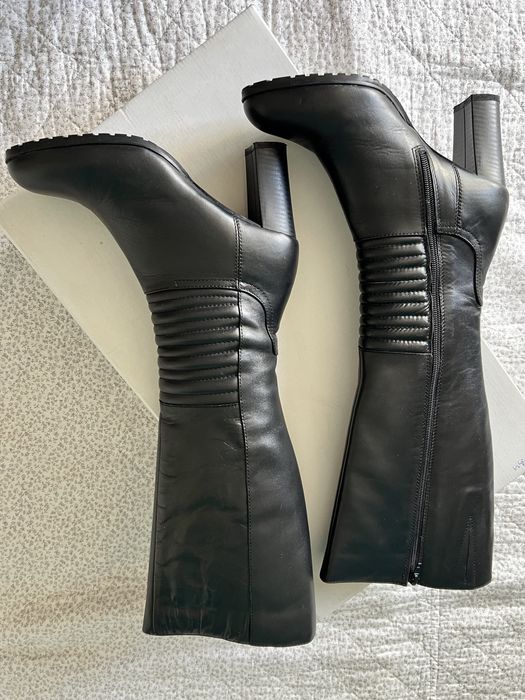 Дамски ботуши от естествена кожа