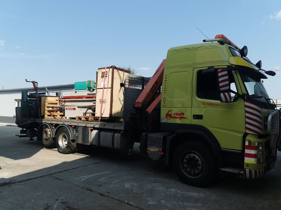 Servicii macara transport utilaje containere